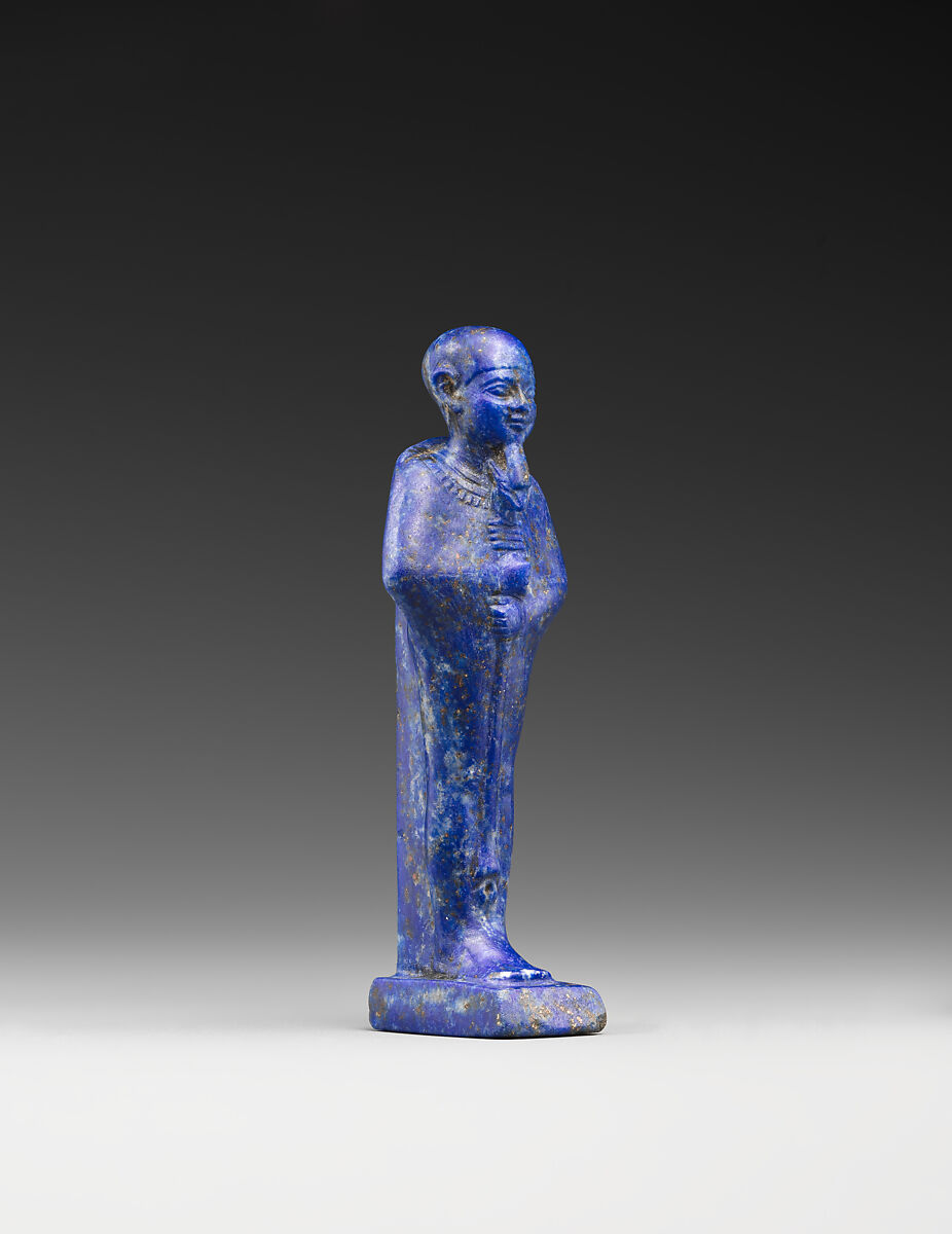 Cult Image of the God Ptah, Lapis lazuli