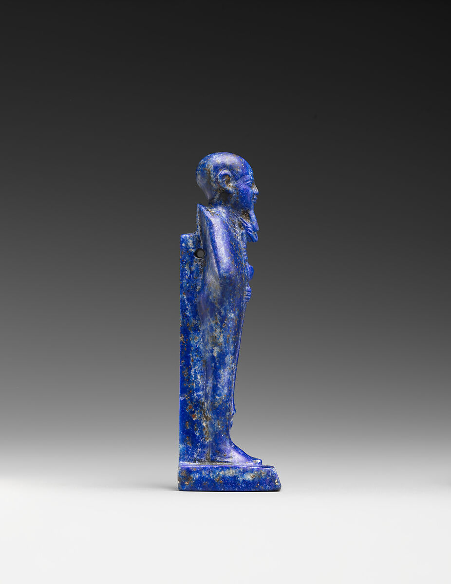 Cult Image of the God Ptah, Lapis lazuli