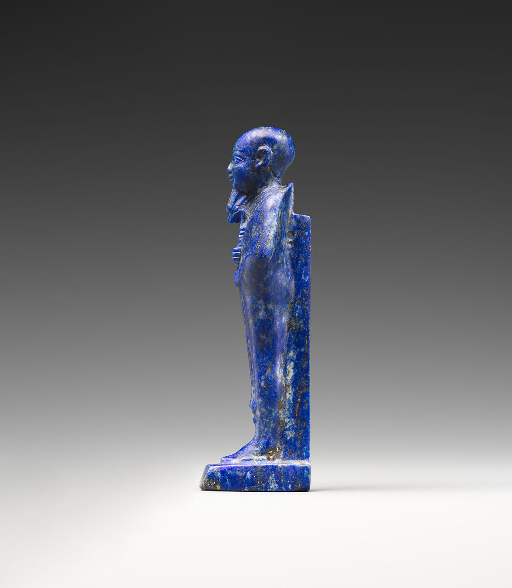 Cult Image of the God Ptah, Lapis lazuli