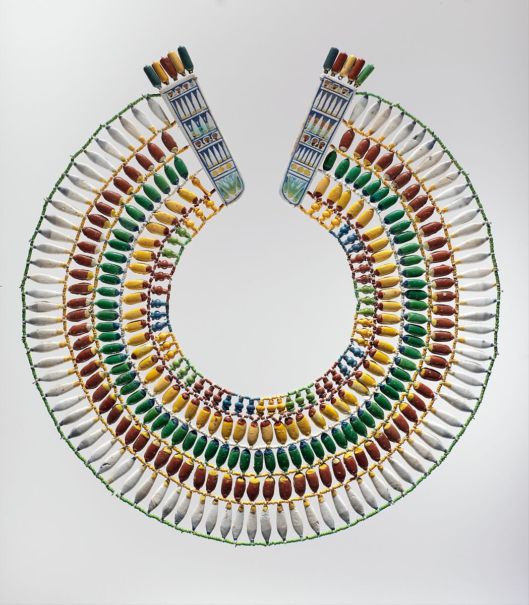 Broad Collar, Faience