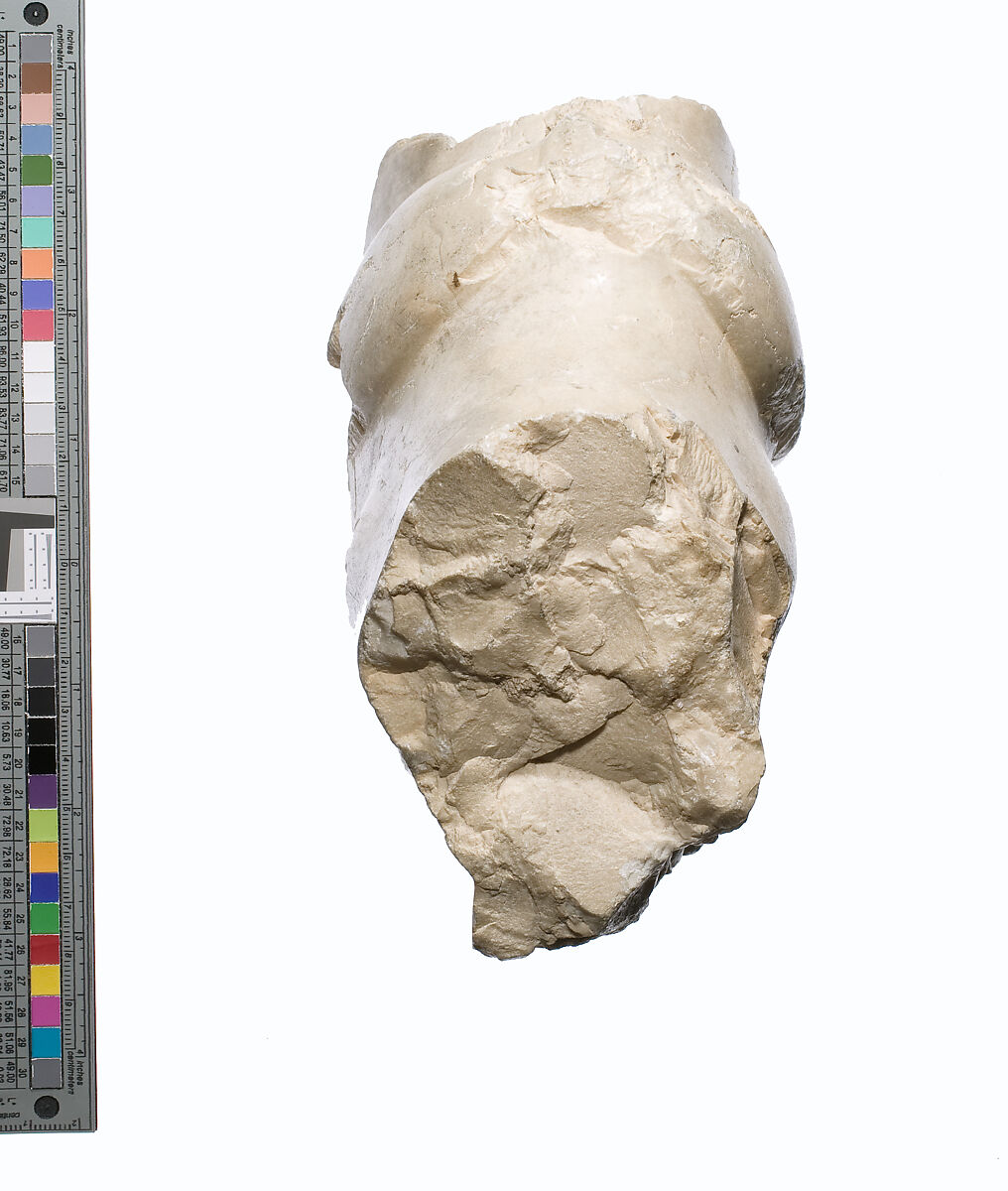 Foot fragment, striding, Indurated limestone