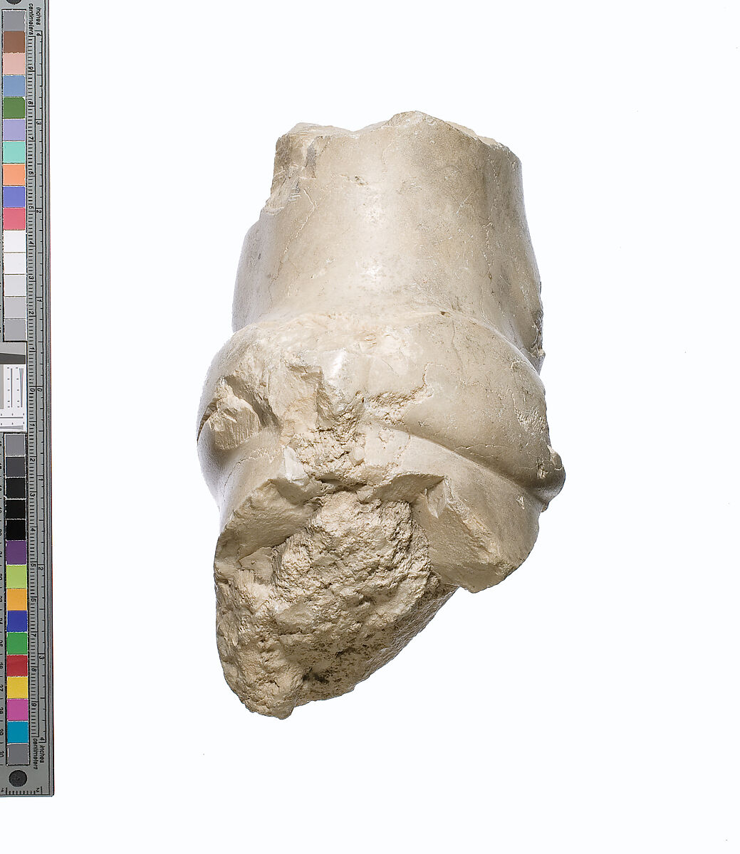 Foot fragment, striding, Indurated limestone