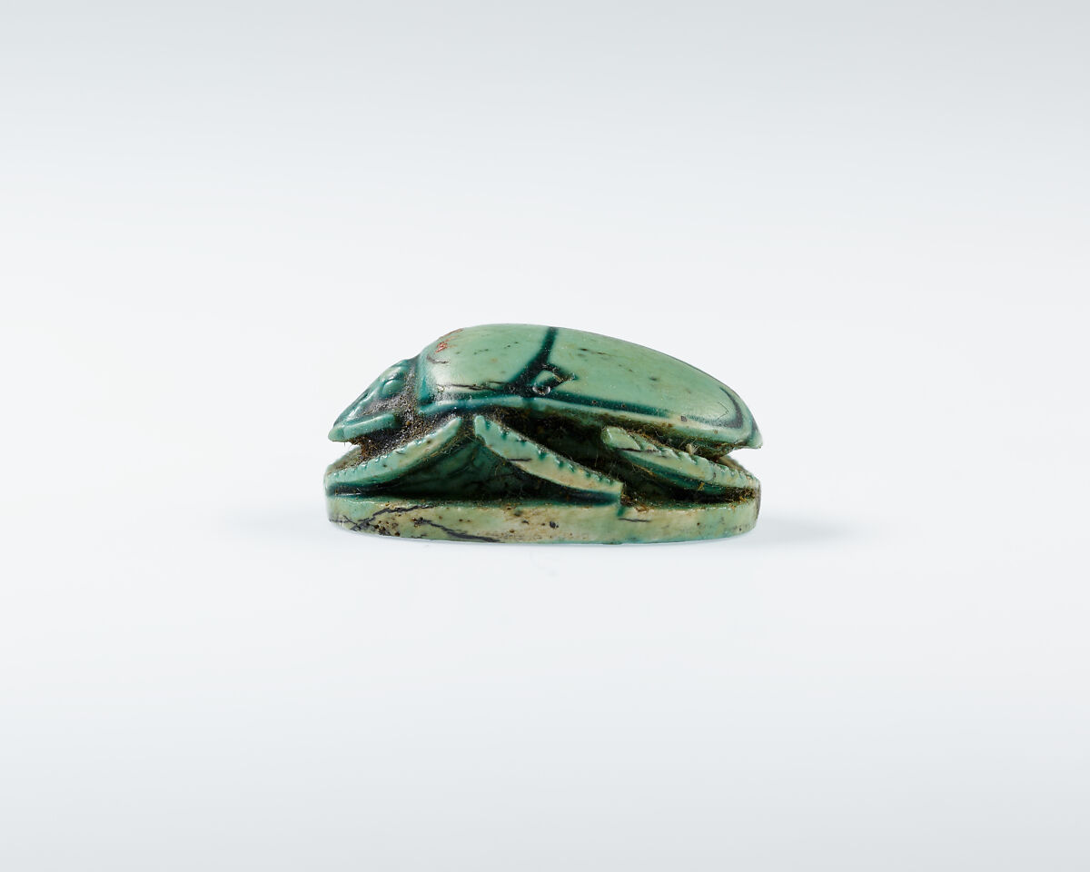 Scarab, Glazed Steatite