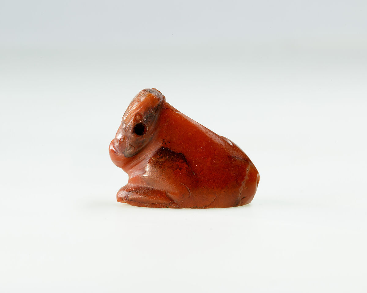Bull Amulet, Red jasper