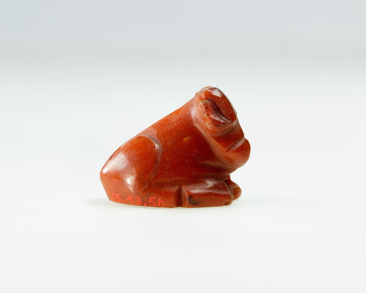 Bull Amulet, Red jasper