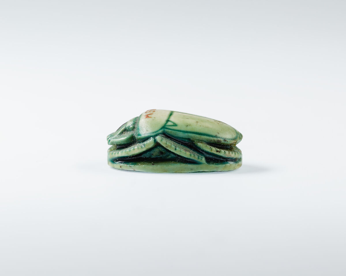 Scarab, Glazed steatite