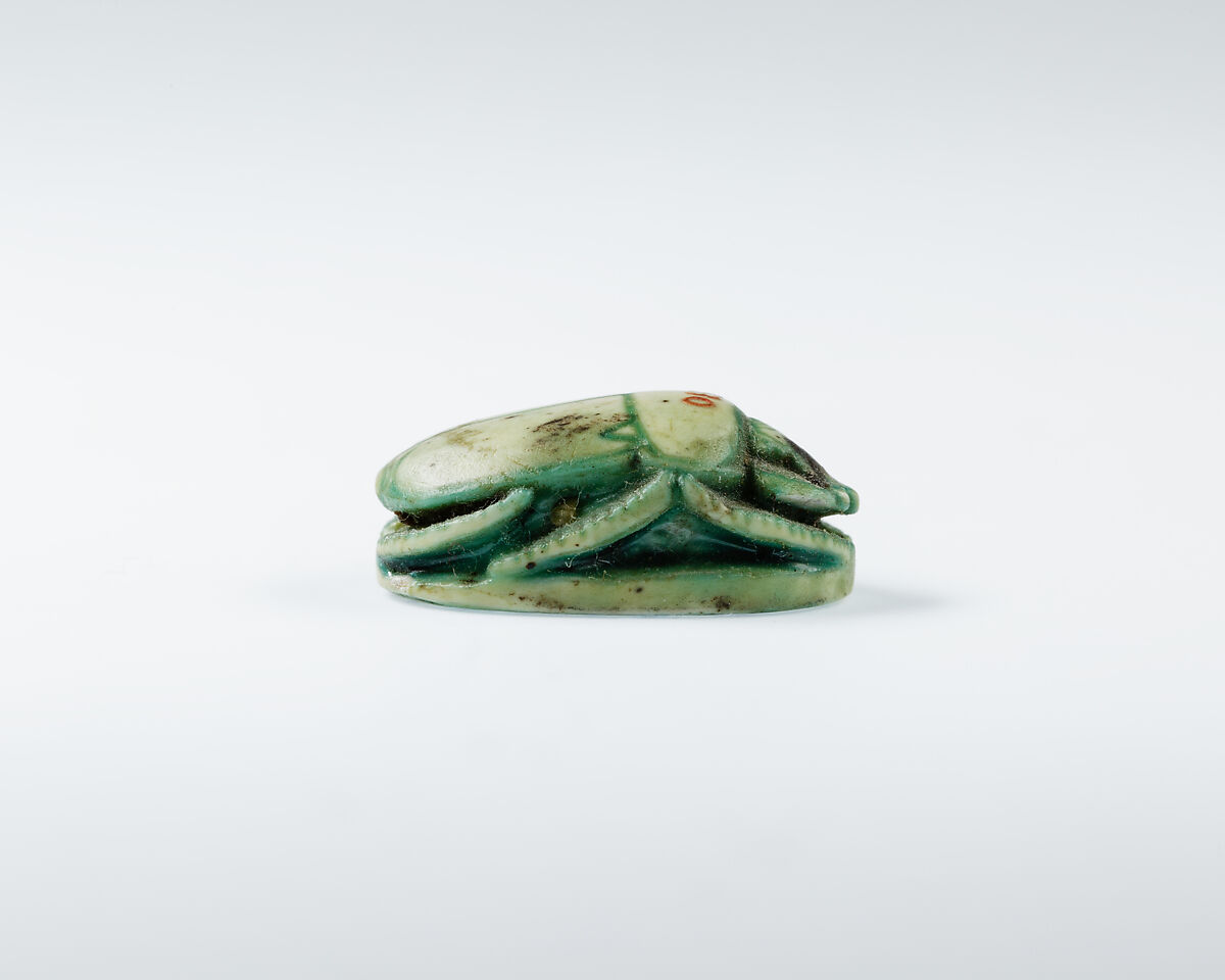 Scarab, Glazed steatite