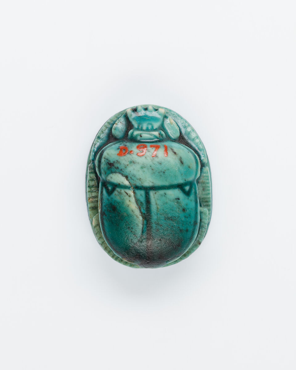 Scarab, Glazed steatite