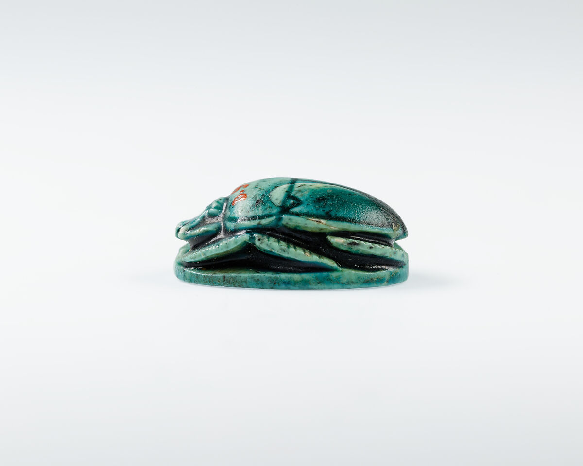 Scarab, Glazed steatite