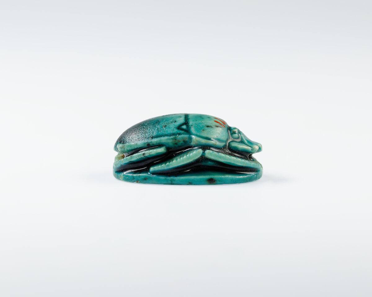 Scarab, Glazed steatite