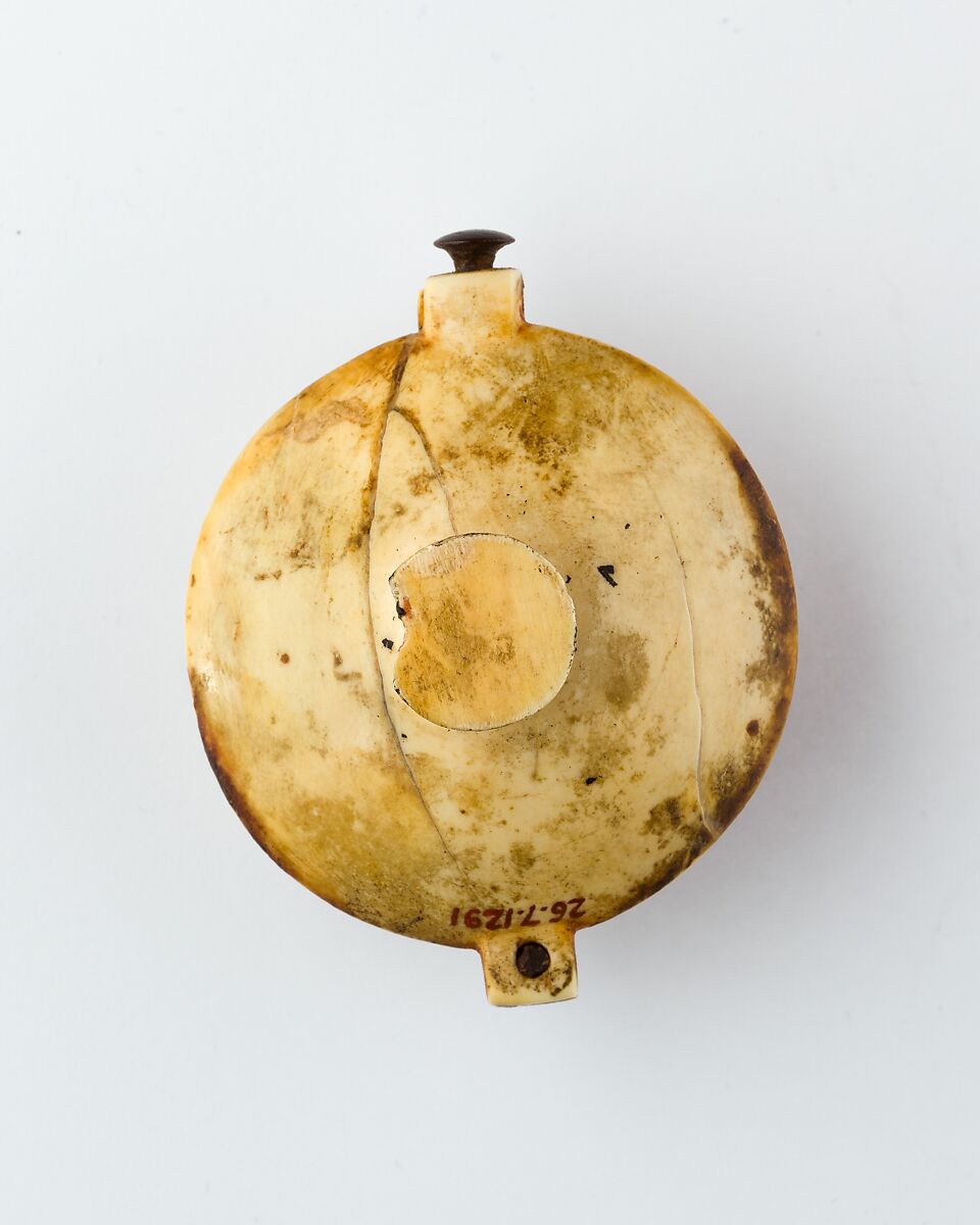 Ivory Unguent Box of Queen Nefertari, Hippopotamus ivory, rosewood