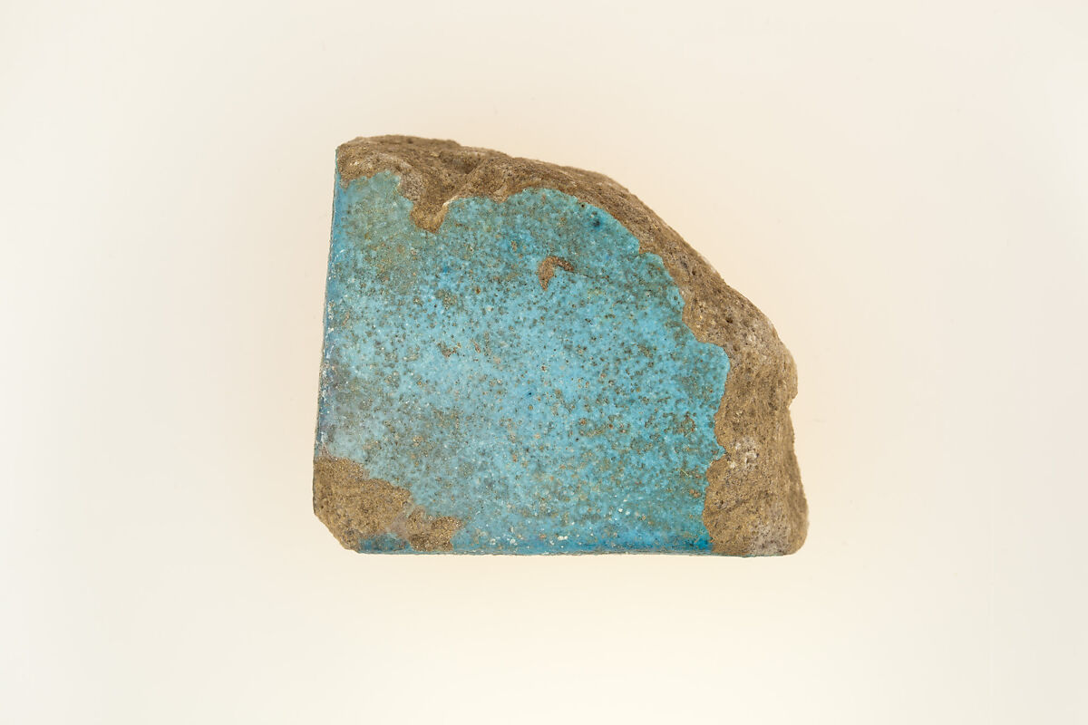 Votive Menat fragment, Faience
