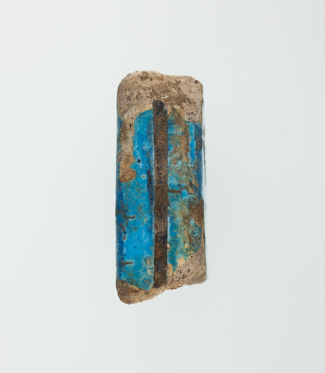 Menat fragment, Faience