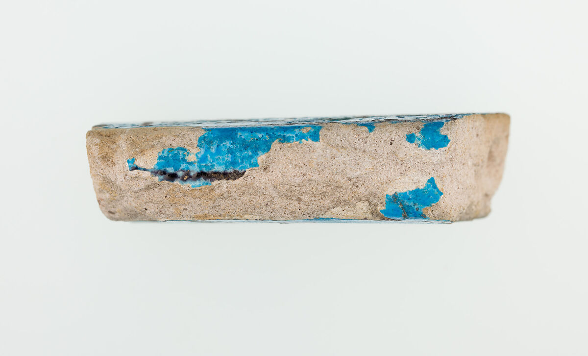 Menat fragment, Faience