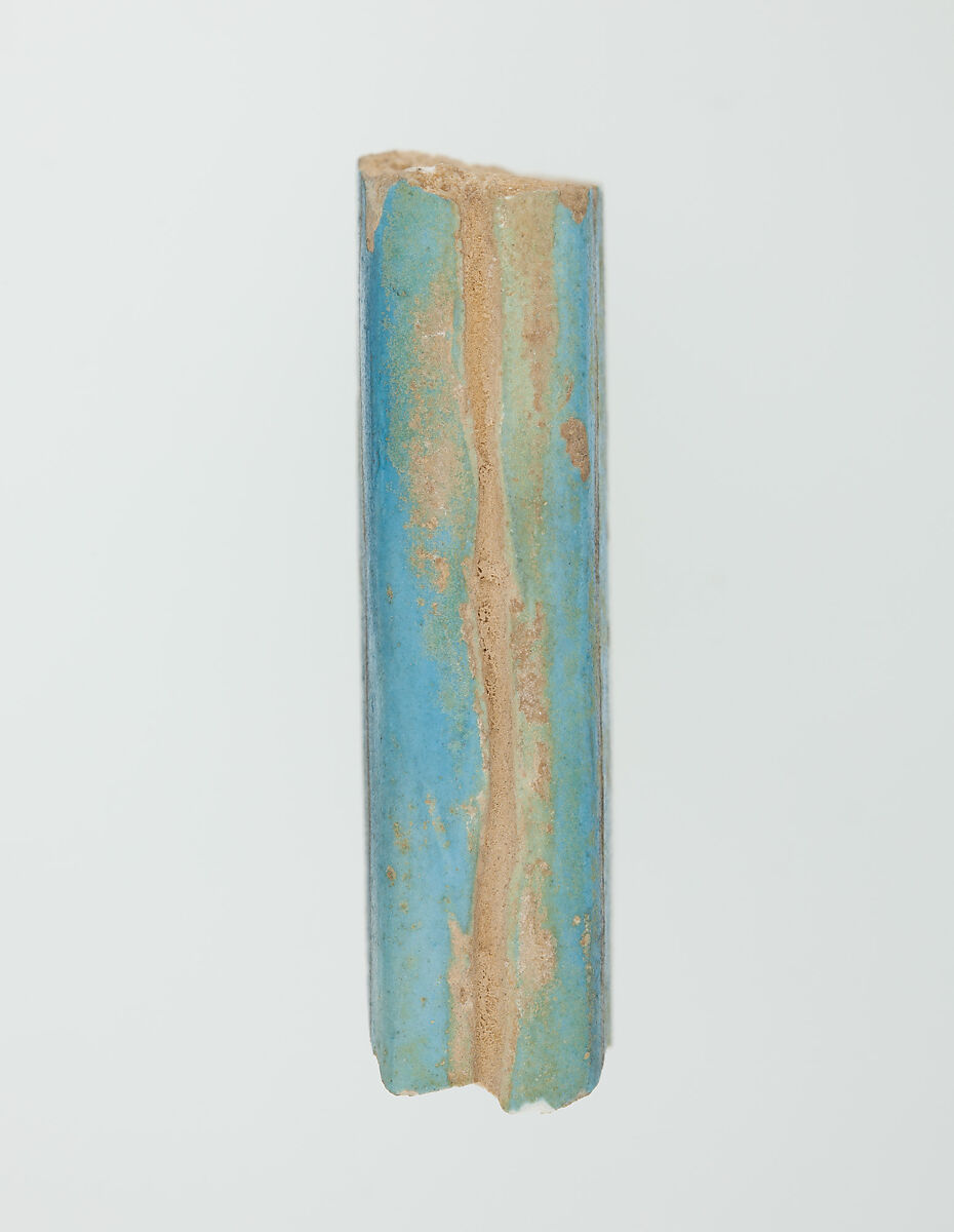 Menat fragment, Faience