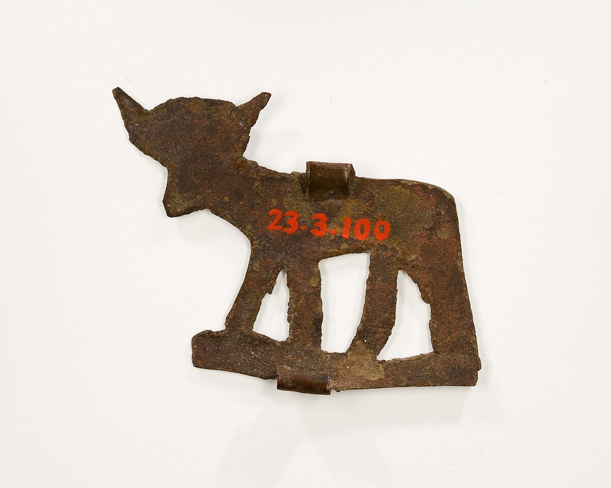 Cow plaque, Bronze