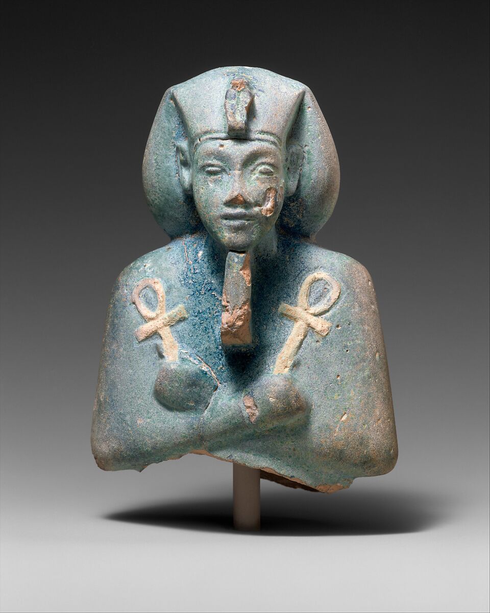 Shabti of Akhenaten, Faience 