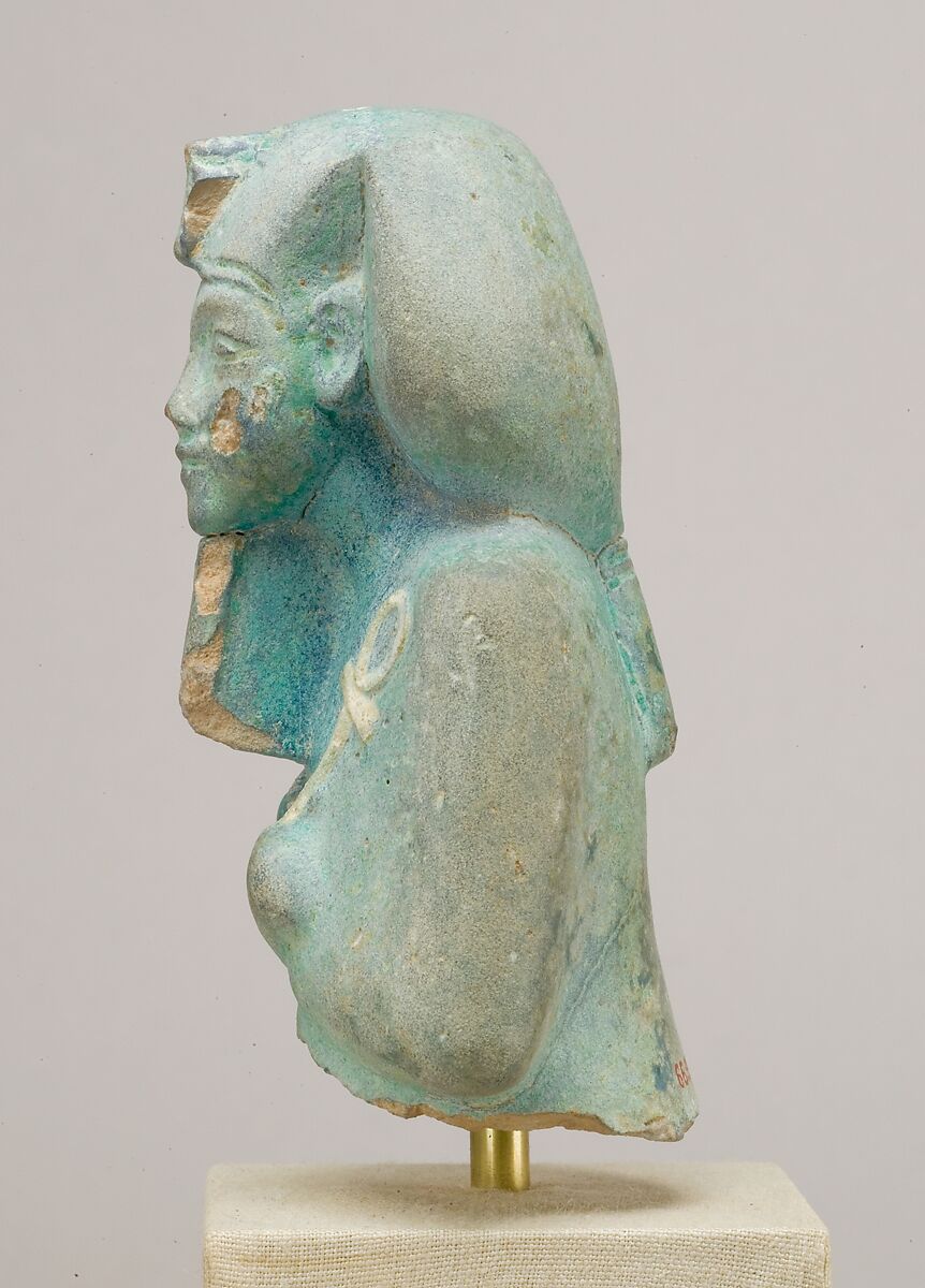 Shabti of Akhenaten, Faience
