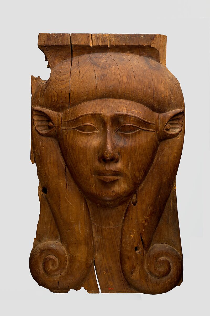Panel from a Hathor Column, Cedar