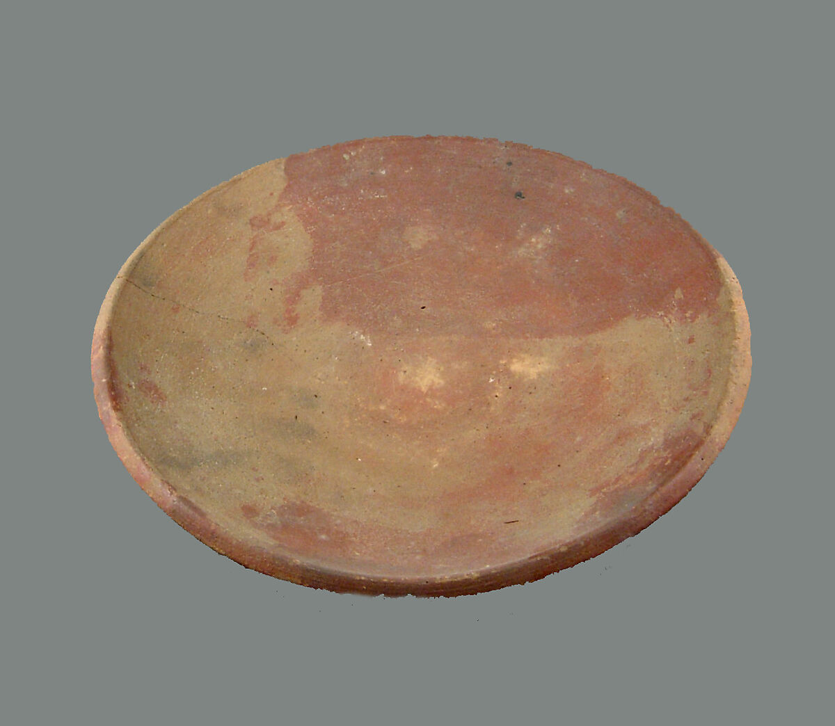 Dish from Tutankhamun's Embalming Cache, Pottery, hematite wash 