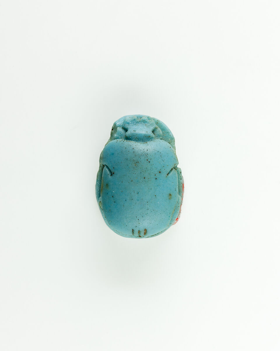 Scarab Inscribed with the Name Menkheperre (Thutmose III), Glass