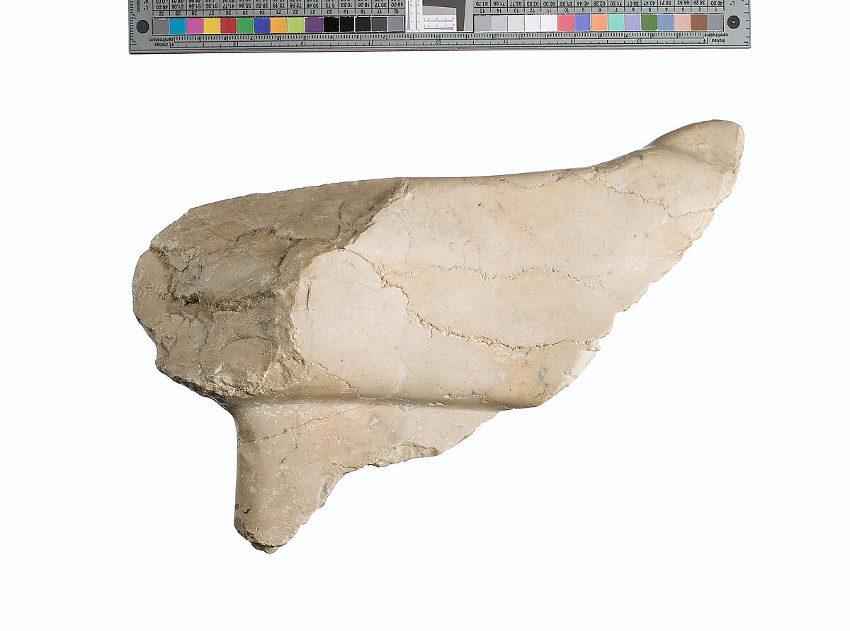 Right foot and leg of Akhenaten or Nefertiti prostrate, Indurated limestone
