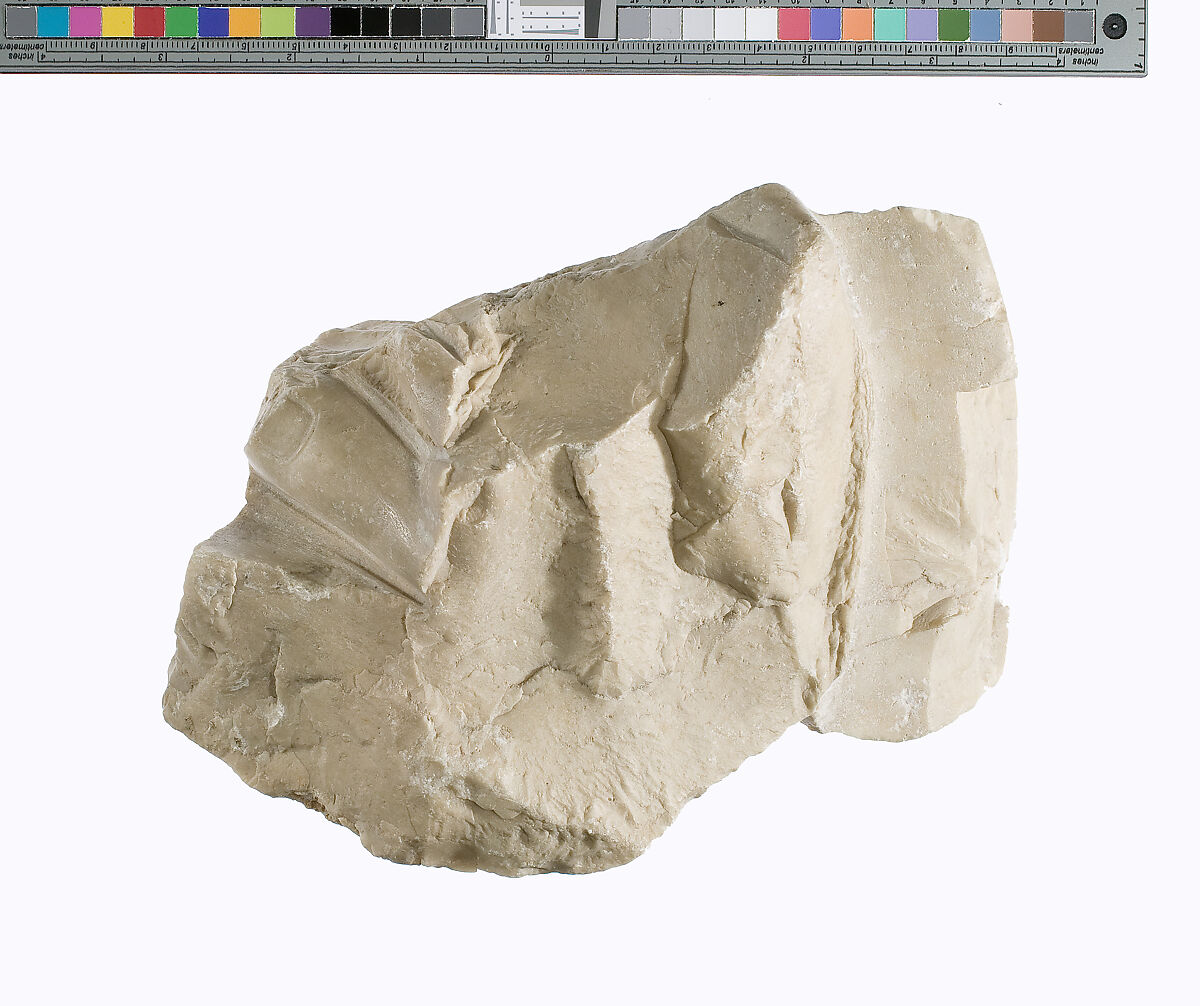 Foot of Akhenaten or Nefertiti prostrate, Indurated limestone