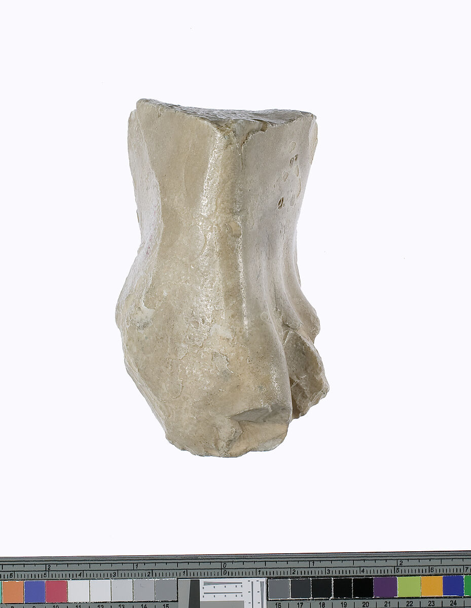 Right foot of Akhenaten or Nefertiti prostrate, Indurated limestone
