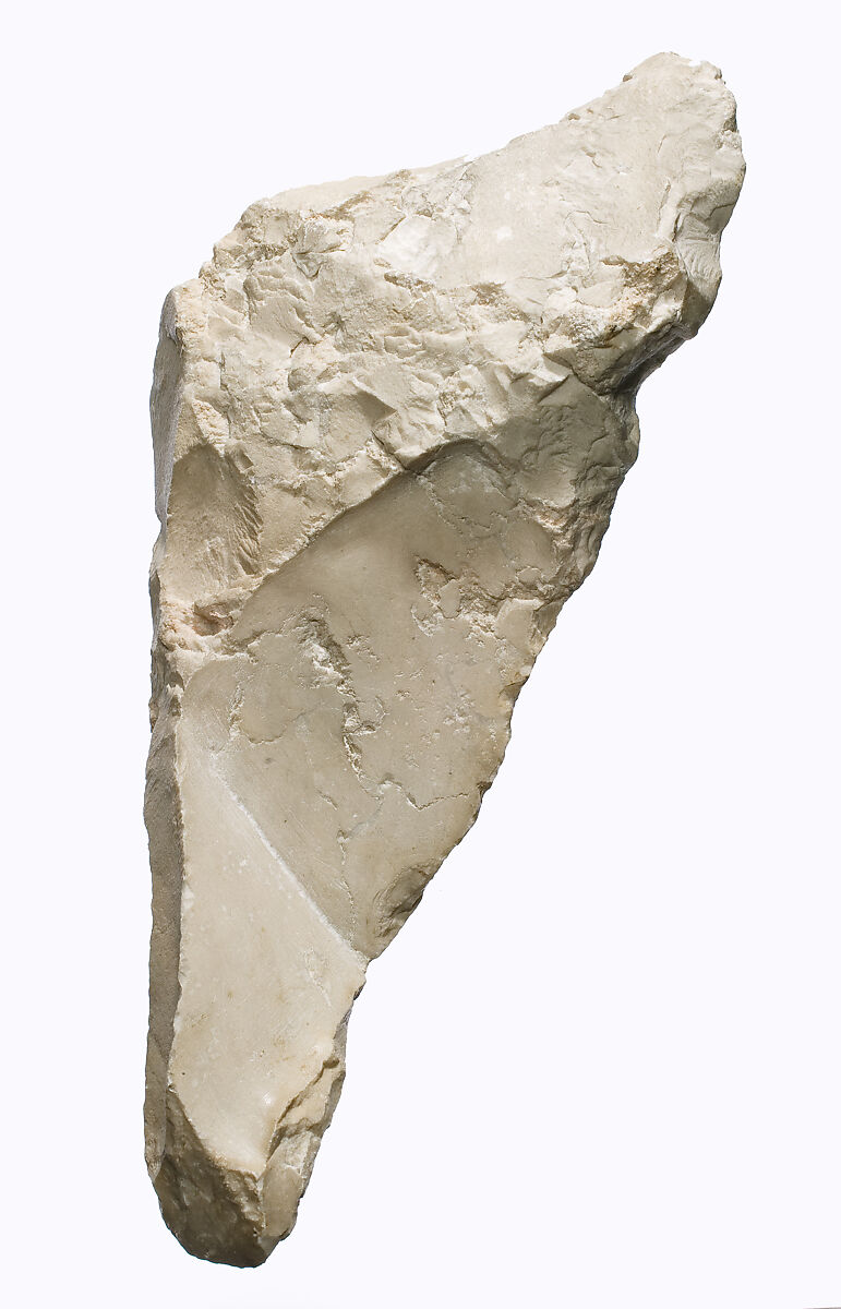 Foot and leg of Akhenaten or Nefertiti prostrate, Indurated limestone 