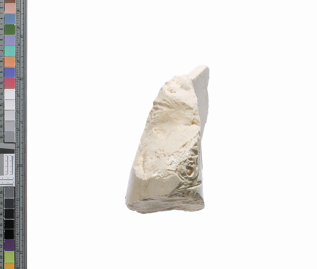 Arm with Aten cartouches belonging with 21.9.431, Indurated limestone