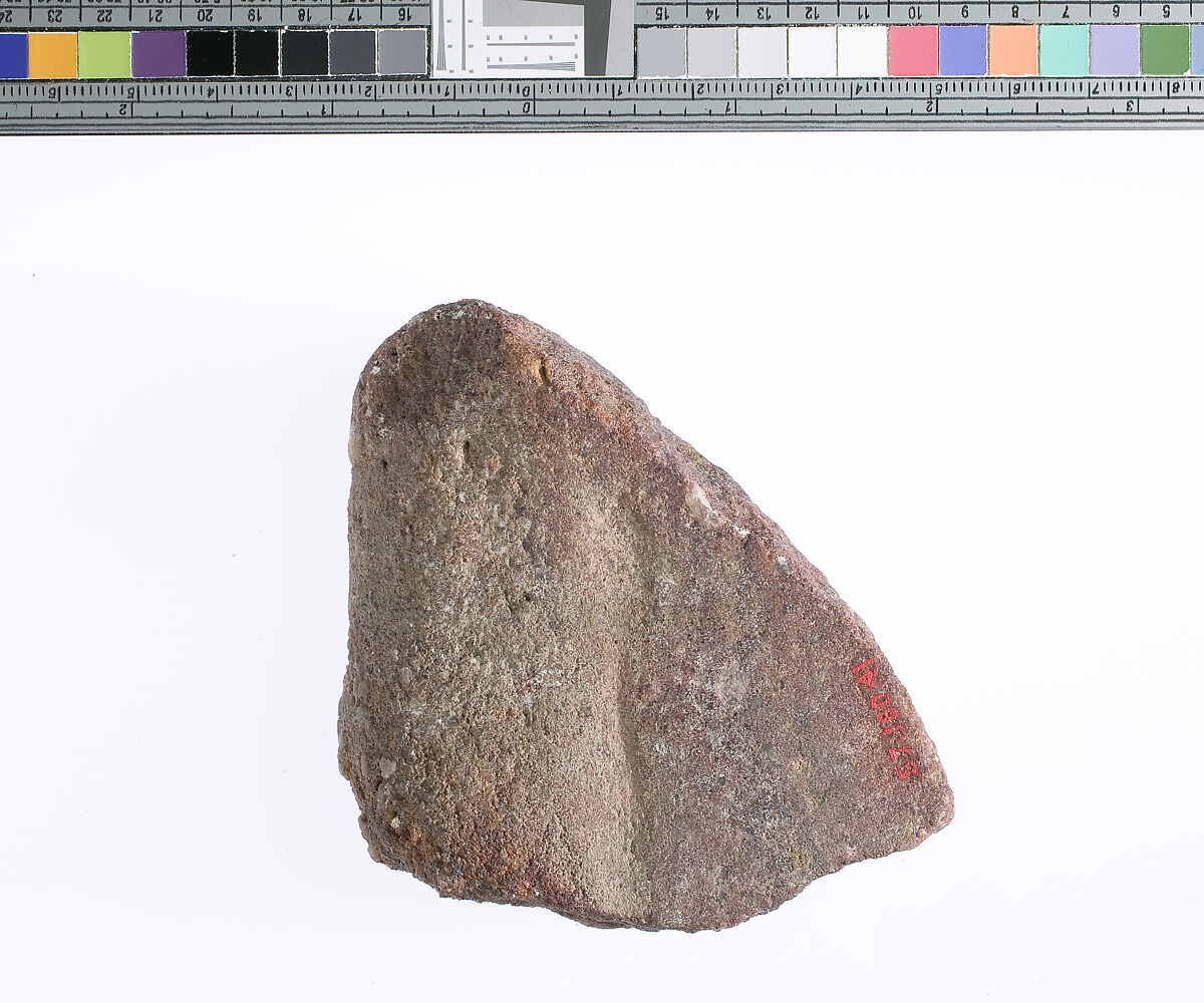 right arm with Aten cartouches, Red quartzite