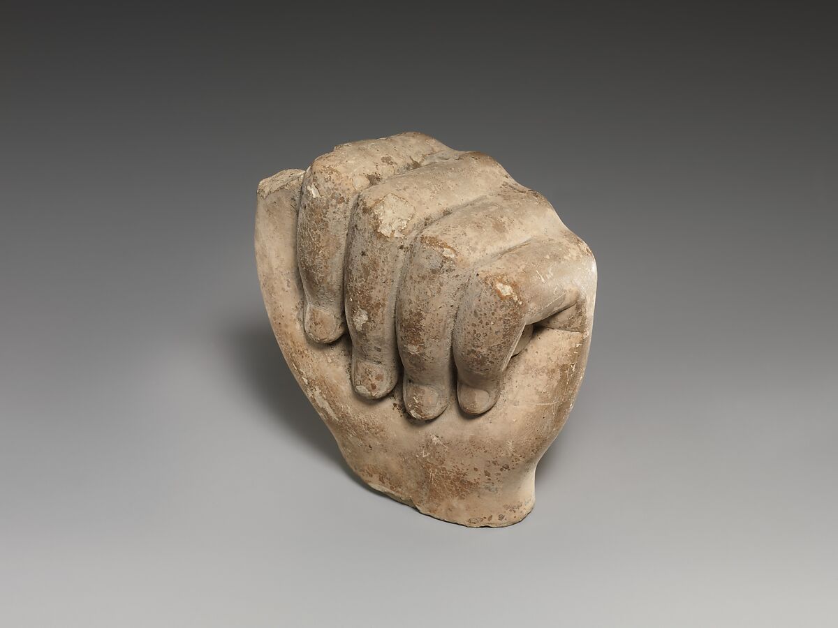 Sculptor's model/votive of a fist, Limestone