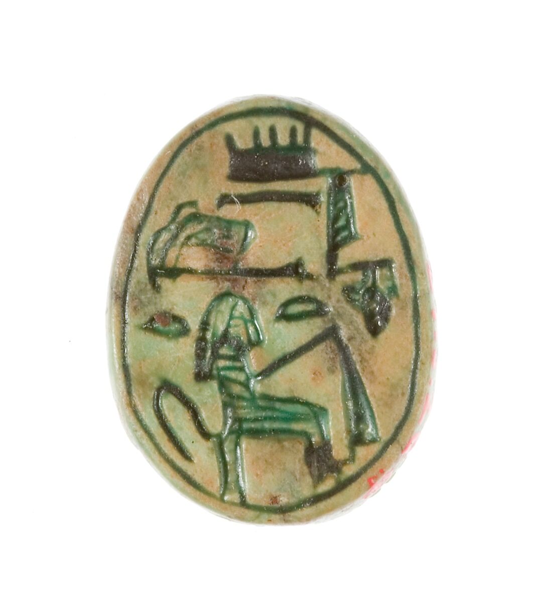 Scarab Inscribed Hatshepsut United with Amun | New Kingdom | The ...