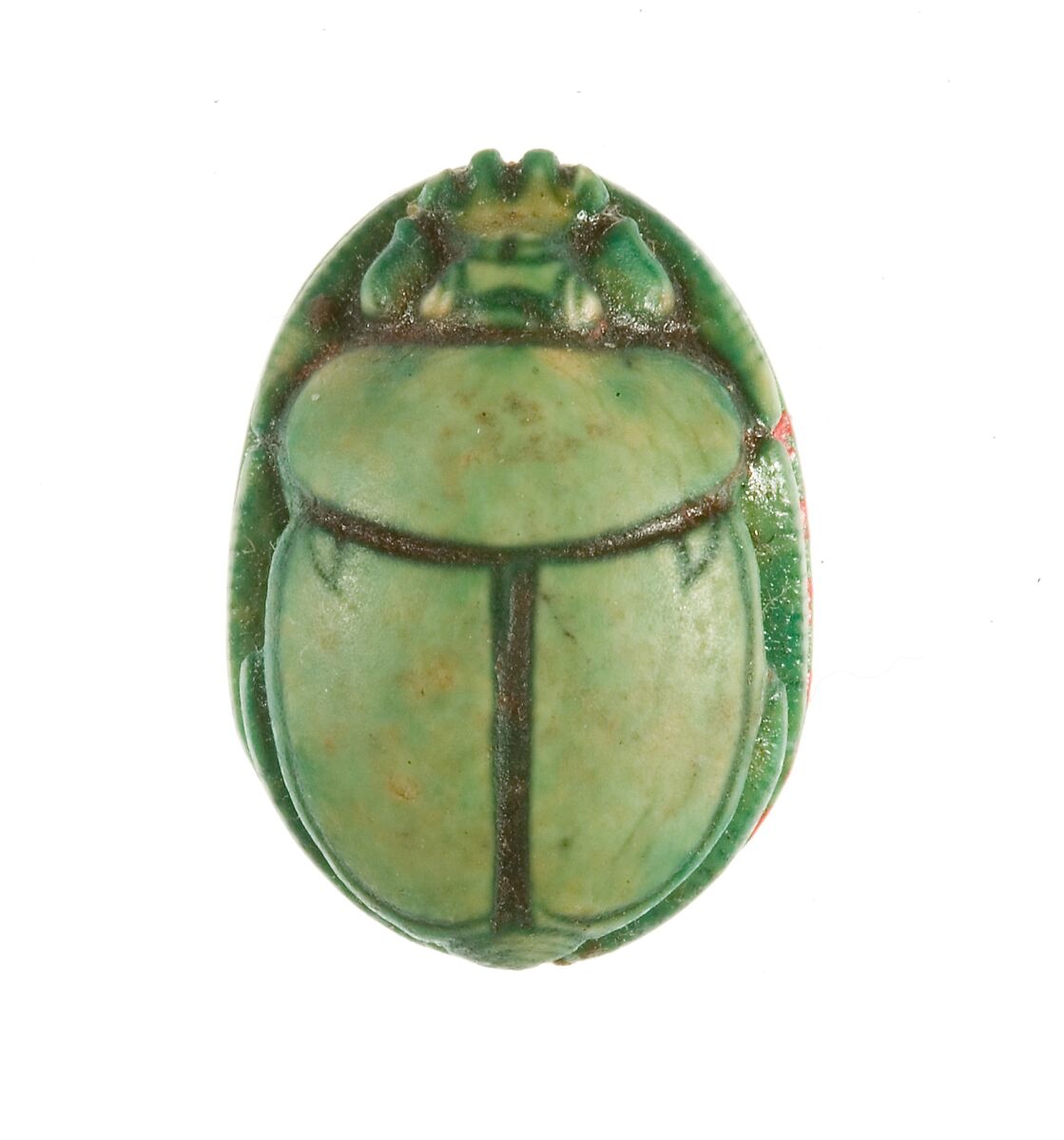 Scarabs from Hatshepsut Foundation Deposits, Steatite (glazed)