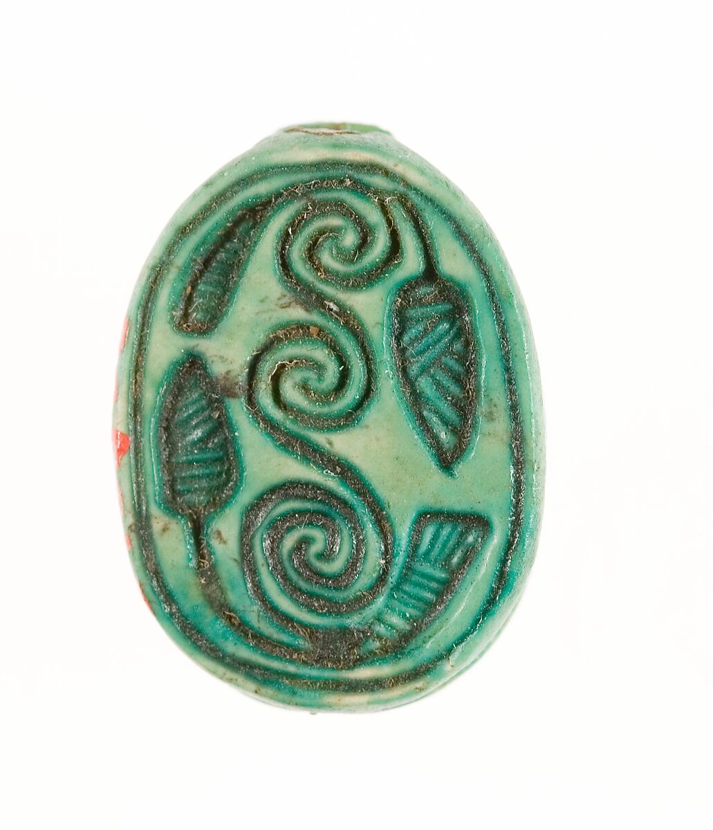 Scarab Inscribed with a Geometric Pattern | New Kingdom | The ...