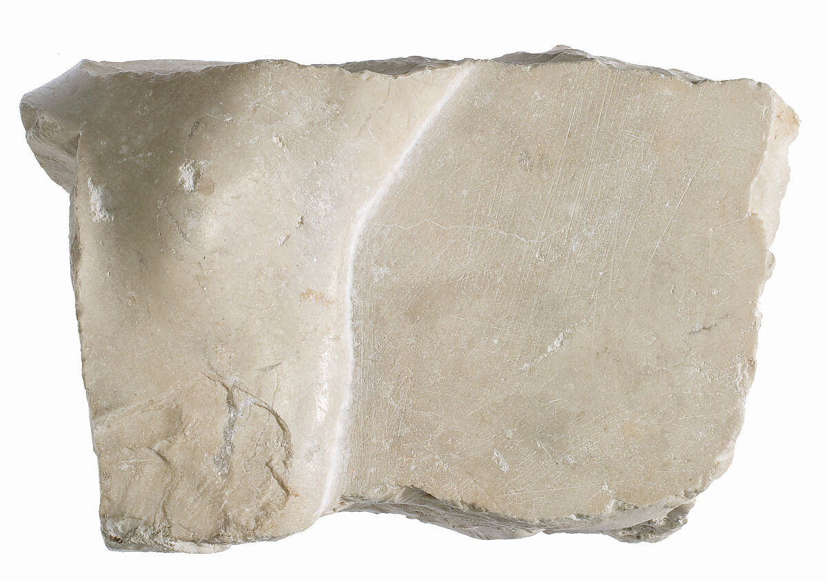 Left foot fragment, Indurated limestone 