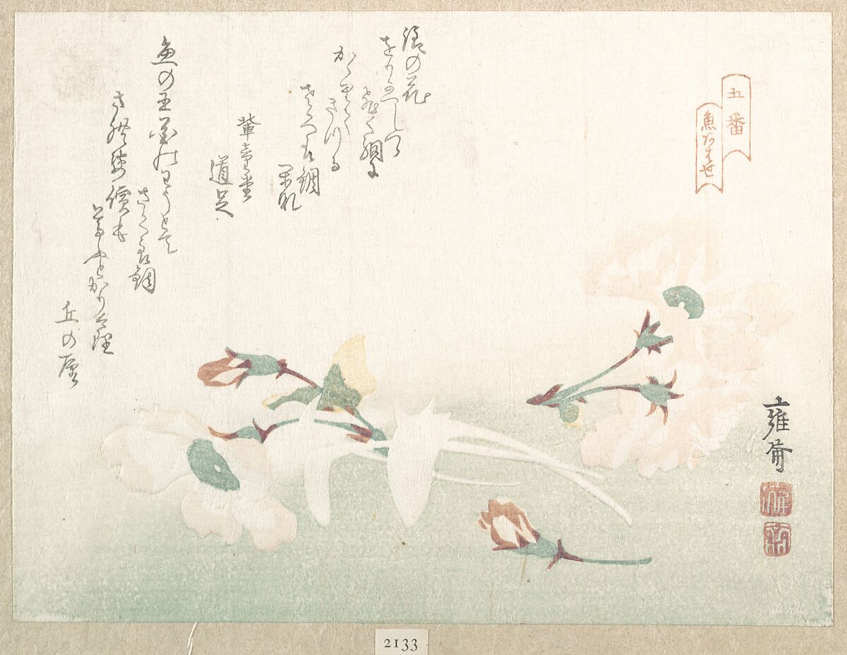 Kikuchi Yōsai | Cherry Flowers | Japan | Edo period (1615–1868 