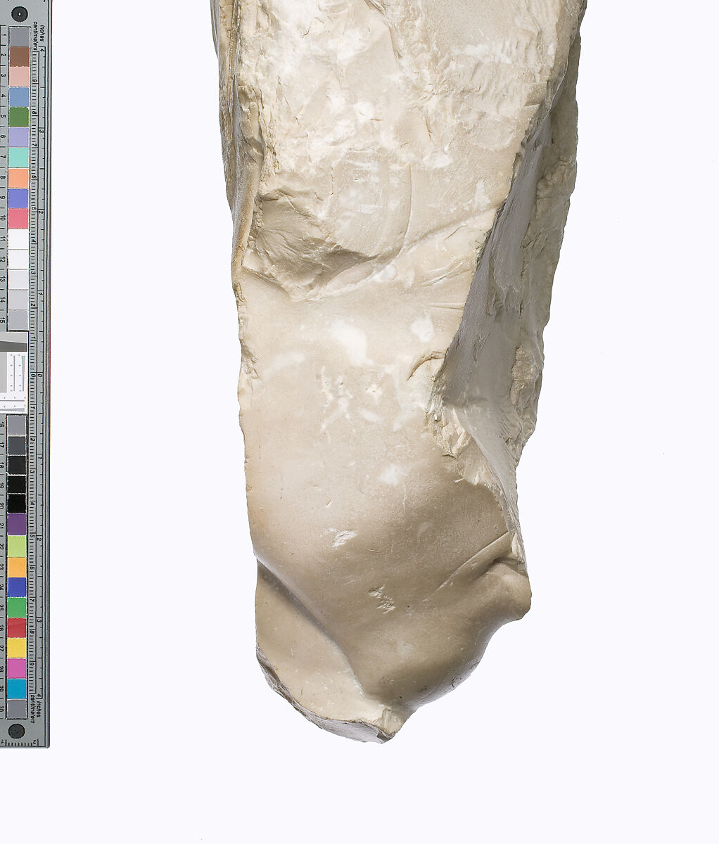 Akhenaten head, Blue Crown, Indurated limestone