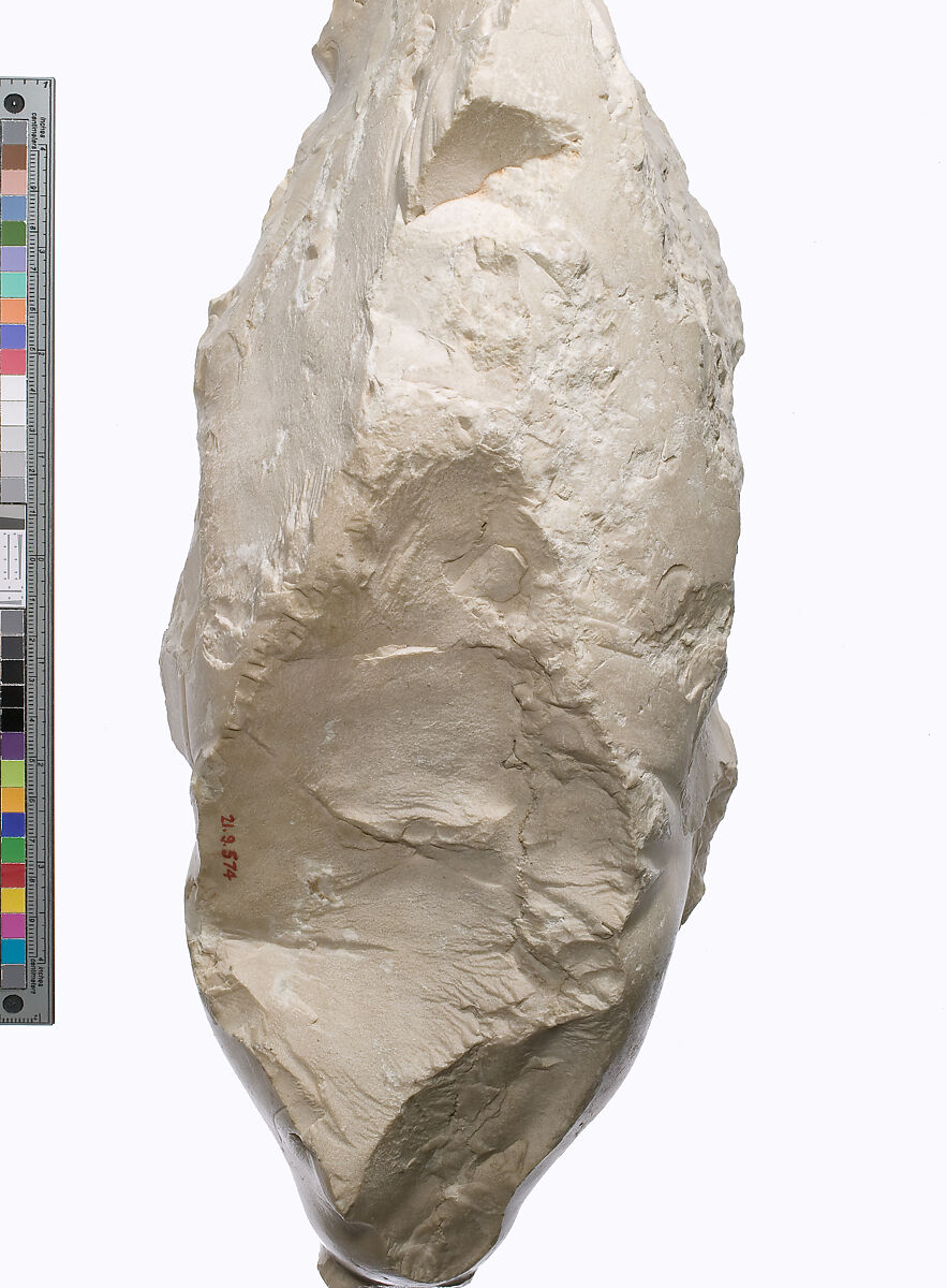 Akhenaten head, Blue Crown, Indurated limestone