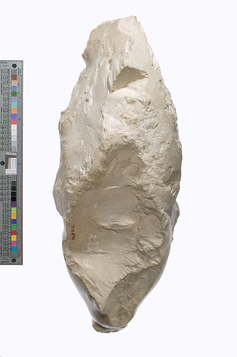 Akhenaten head, Blue Crown, Indurated limestone