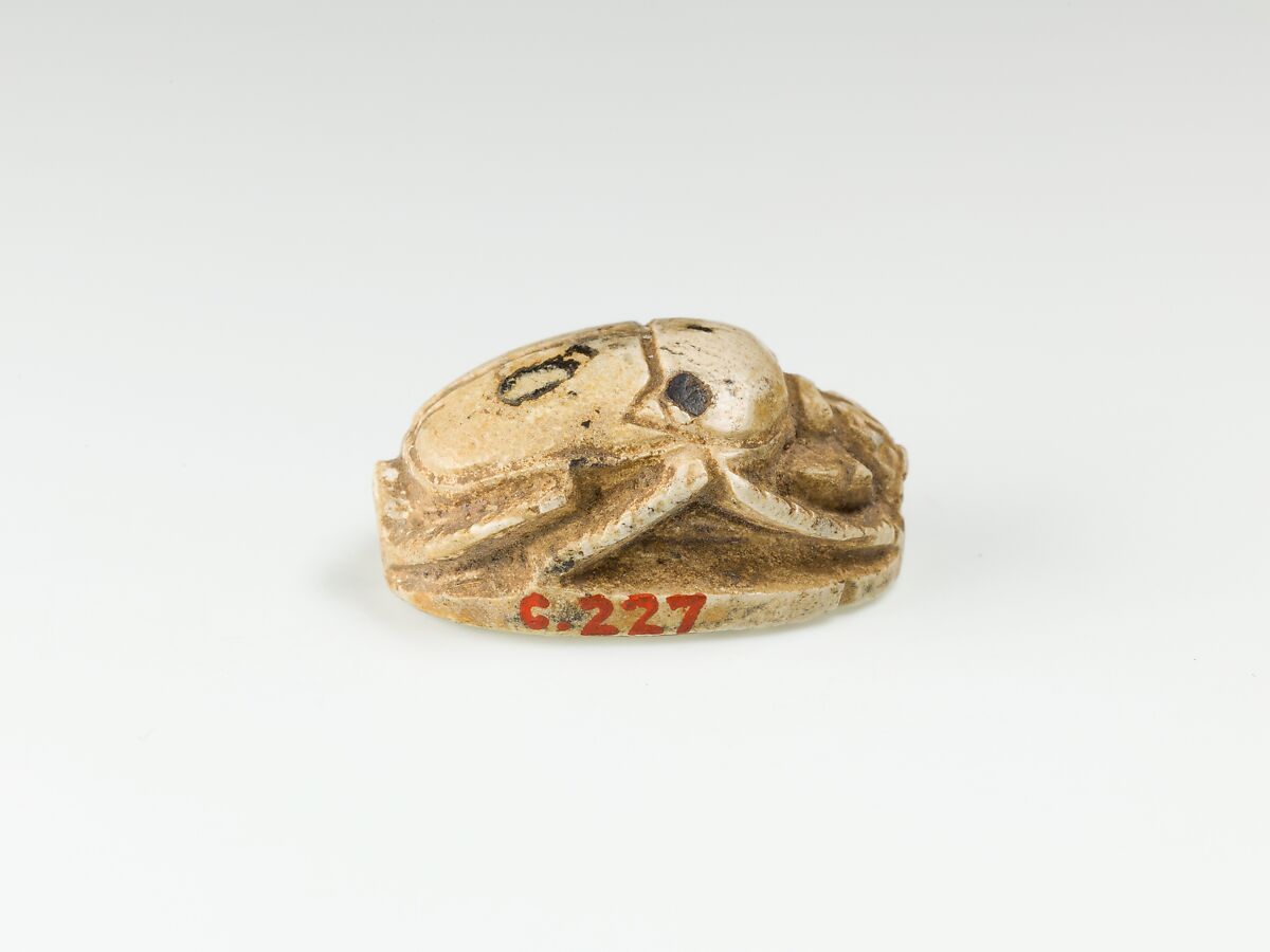 Scarab of Ramesses II, Glazed steatite