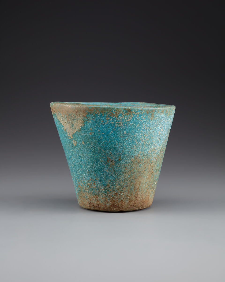 Cup, Faience