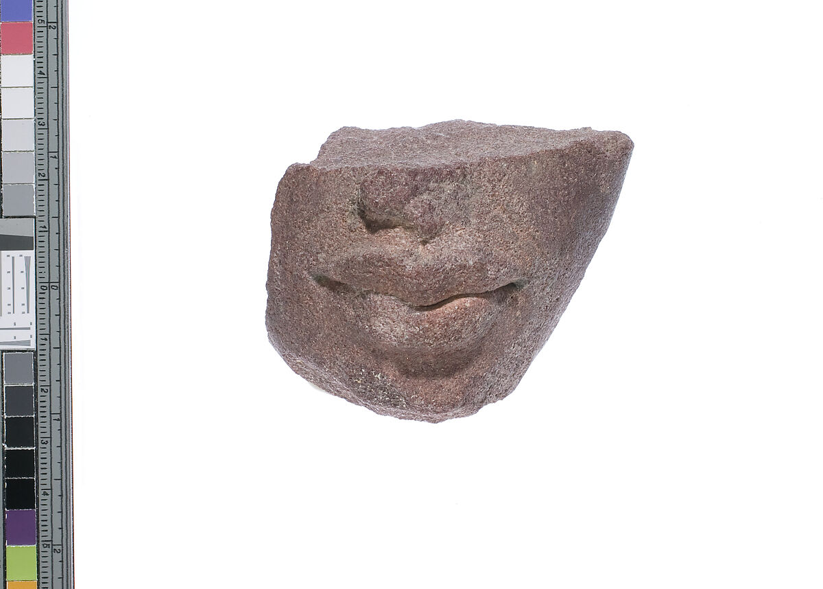 Mouth of Akhenaten or Nefertiti, Red quartzite