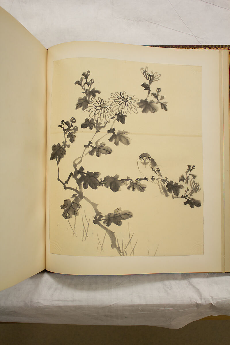 Album of Sketches and Drawings, Unidentified artist, Album; ink and color on paper, Japan