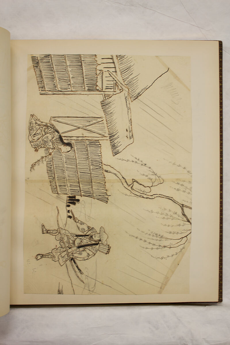 Album of Sketches and Drawings, Unidentified artist, Album; ink and color on paper, Japan