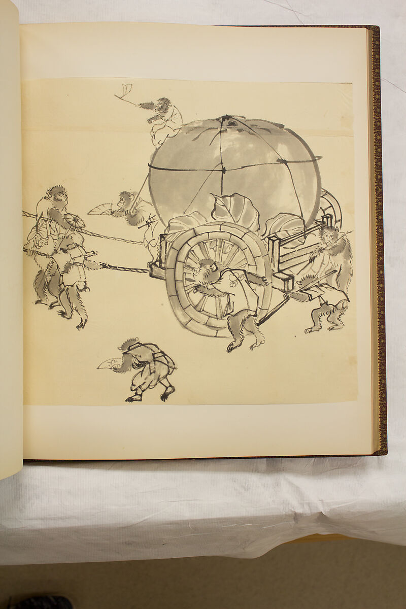 Album of Sketches and Drawings, Unidentified artist, Album; ink and color on paper, Japan