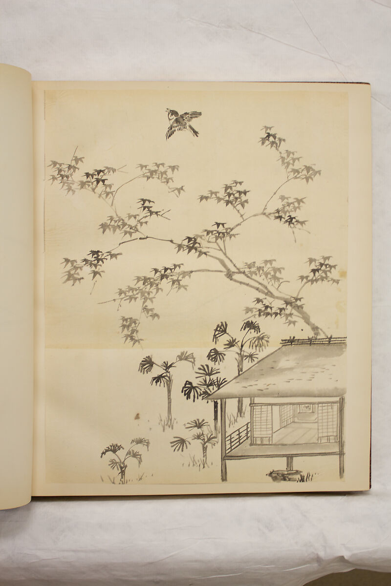 Album of Sketches and Drawings, Unidentified artist, Album; ink and color on paper, Japan