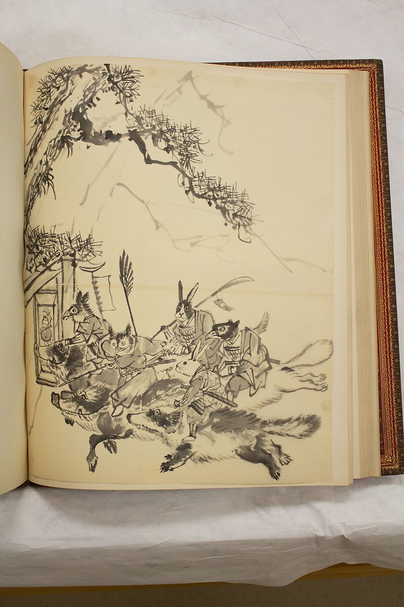 Album of Sketches and Drawings, Unidentified artist, Album; ink and color on paper, Japan