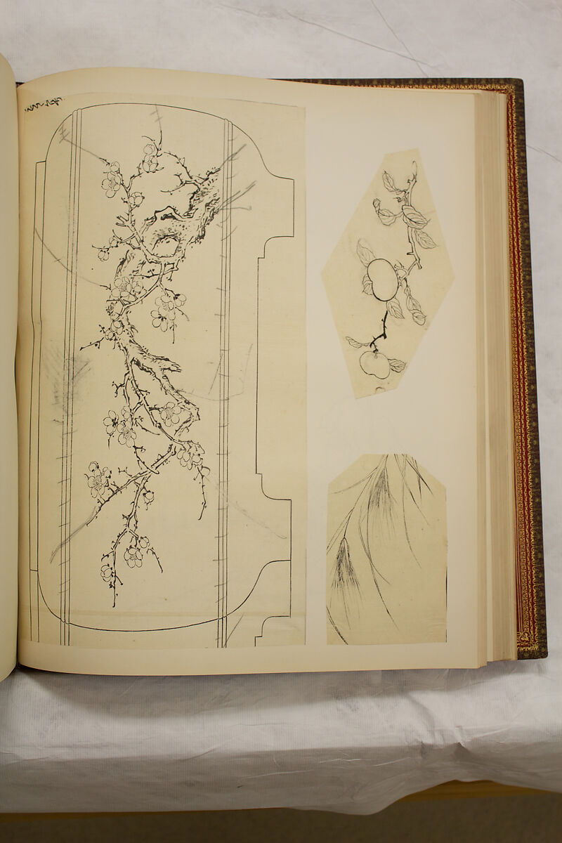 Album of Sketches and Drawings, Unidentified artist, Album; ink and color on paper, Japan