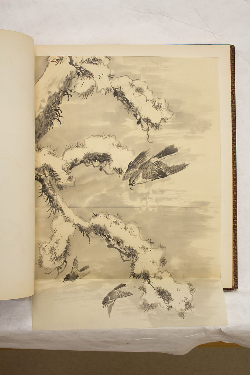 Album of Sketches and Drawings, Unidentified artist, Album; ink and color on paper, Japan